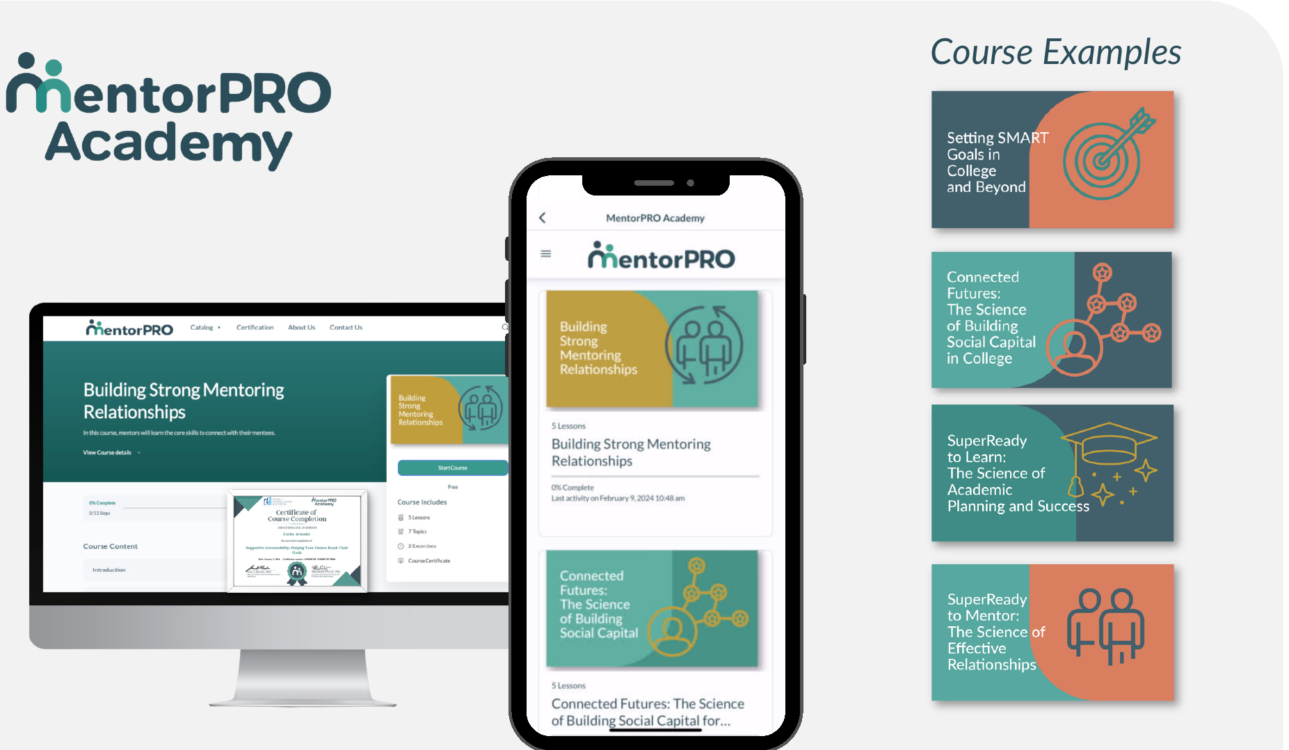 MentorPRO Academy course library